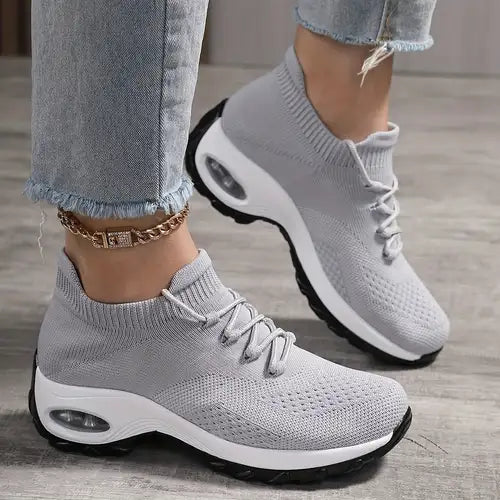 grey sneakers